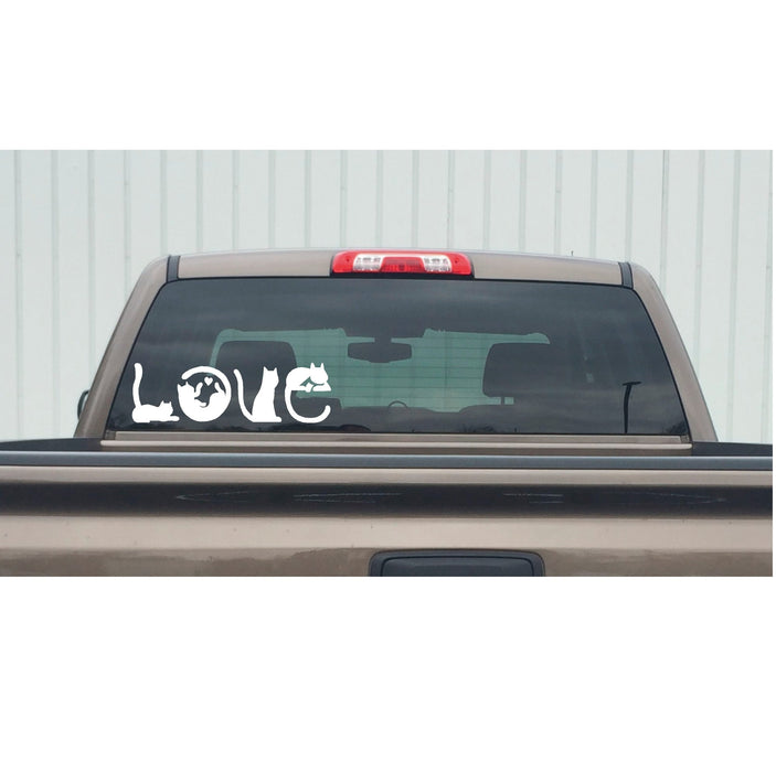 Cat Love Decal – Cat Love Sticker – 7169