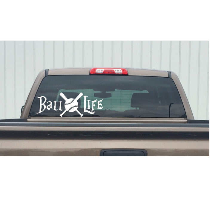 Baseball Ball Life Decal – Baseball Ball Life Sticker – 7171