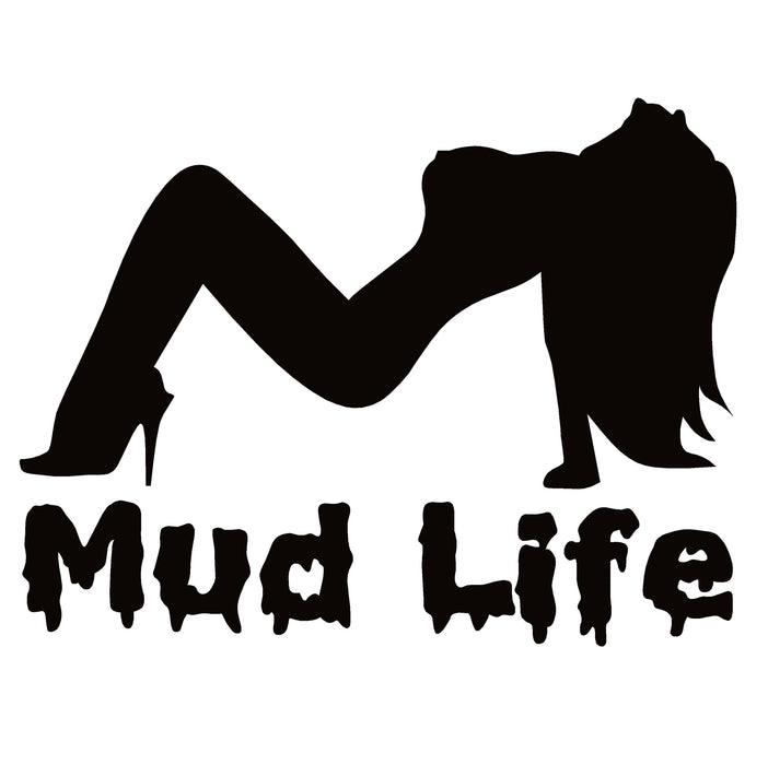 MUD LIFE GIRL Decal – MUD LIFE GIRL Sticker – 7177