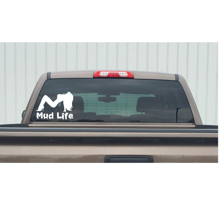 MUD LIFE GIRL Decal – MUD LIFE GIRL Sticker – 7177