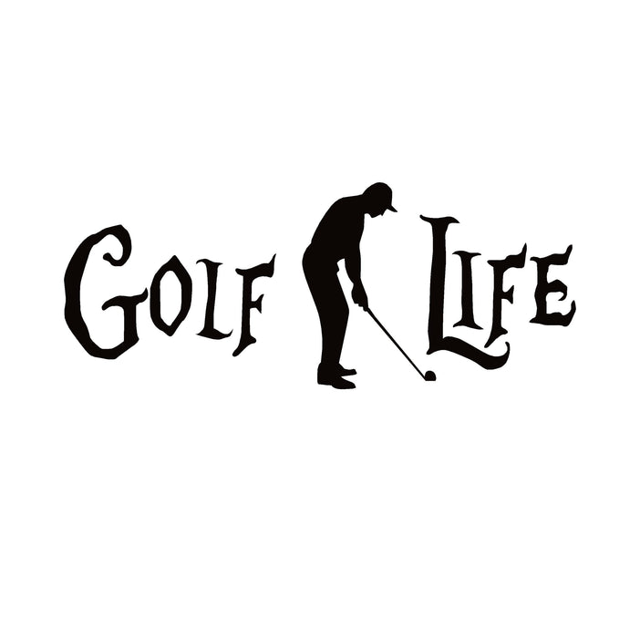 Golf Life Golfing Decal – Golf Life Sticker Golfer Sticker – 7178