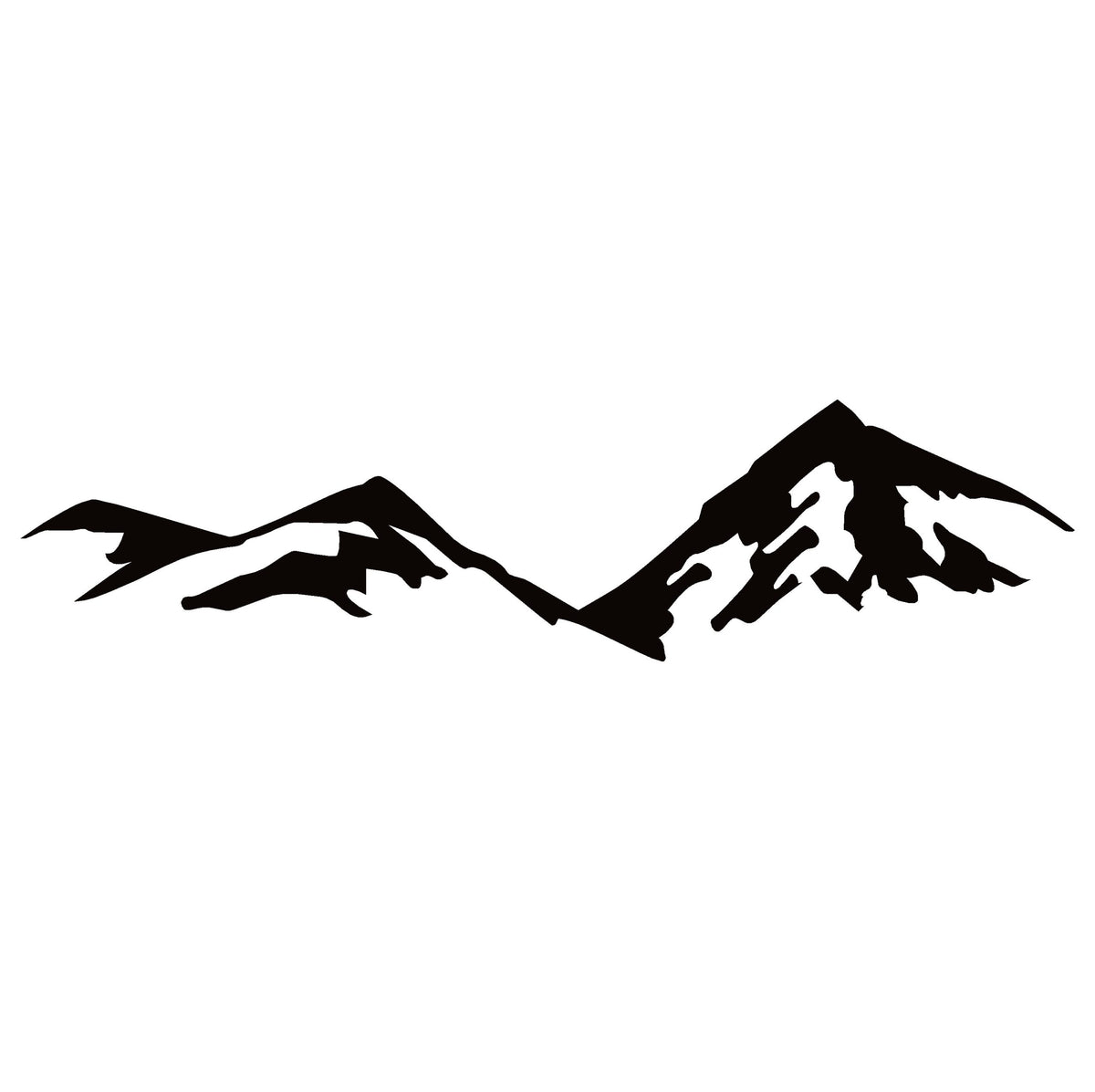 Mountains Window Decal – Mountains Window Sticker – 7179 — HuntEmUp
