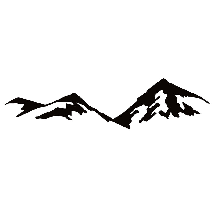 Mountains Window Decal – Mountains Window Sticker – 7179