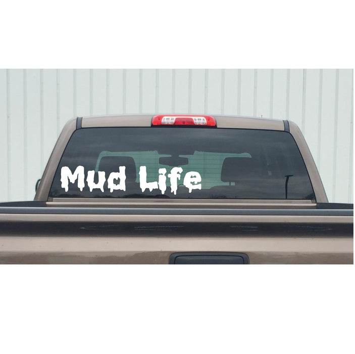 MUD LIFE Window Decal – MUD LIFE Window Sticker – 7188