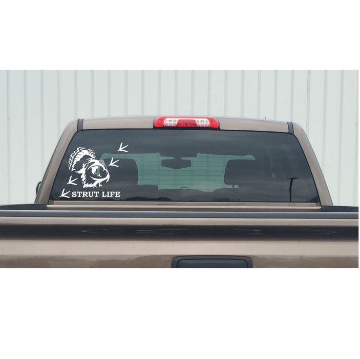 Turkey Strut Life Decal – Turkey Strut Life Hunting Sticker – 7210