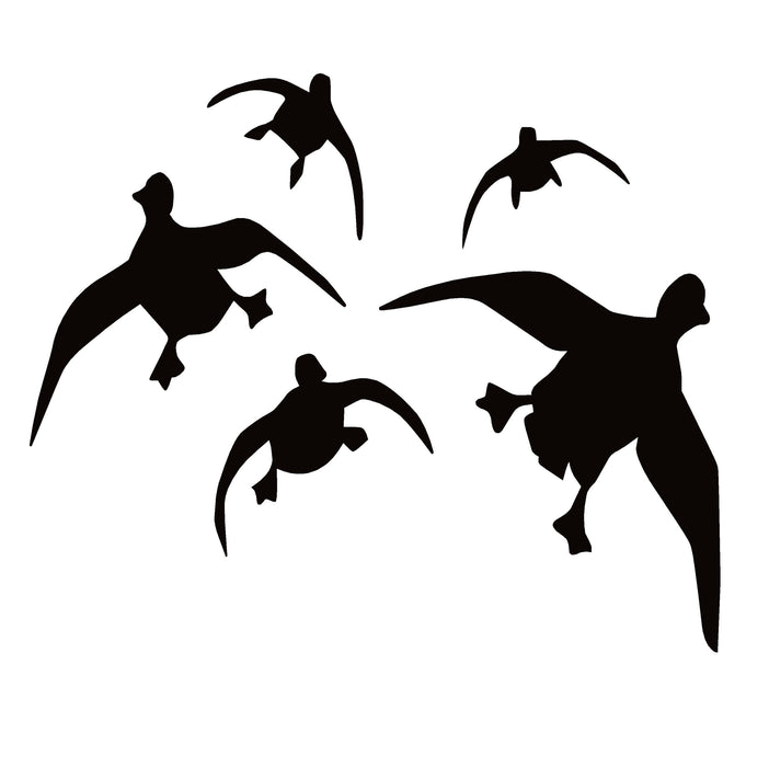 5 DUCKS in Flight Decal – 5 DUCKS in Flight Sticker – 7223