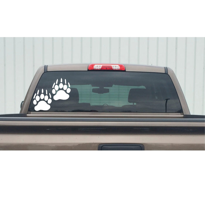 Bear Tracks Decal – Bear Tracks Hunting Sticker – 7277