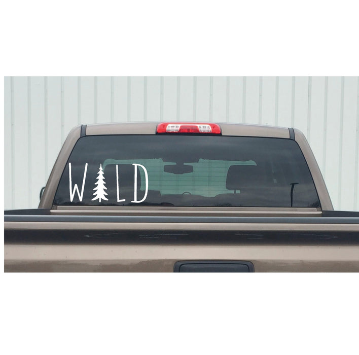 WILD Outdoors Lovers Window Decal – WILD Outdoors Lovers Window Sticker – 7286