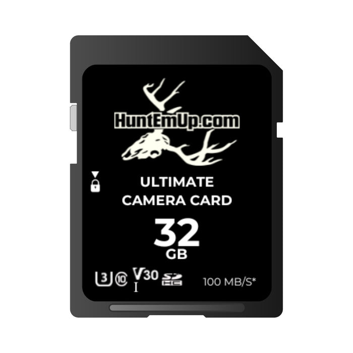 HuntEmUp 32GB SD Ultimate Trail Camera SD Card U3 Class 10