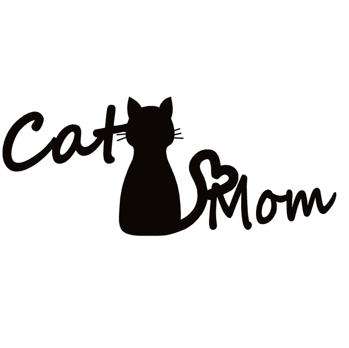 Cat Mom Love Window Decal – Cat Mom Love Window Sticker – 7314