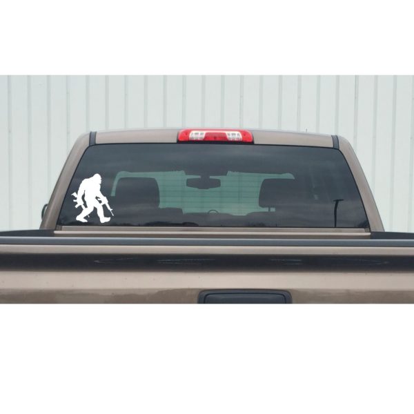 Yeti with AR Decal – Bigfoot with AR Sticker – 7404