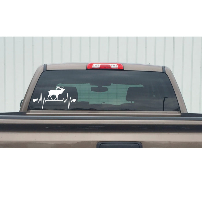 Bull Elk Love Lifeline Decal – Bull Elk Lifeline Love Sticker – 7429