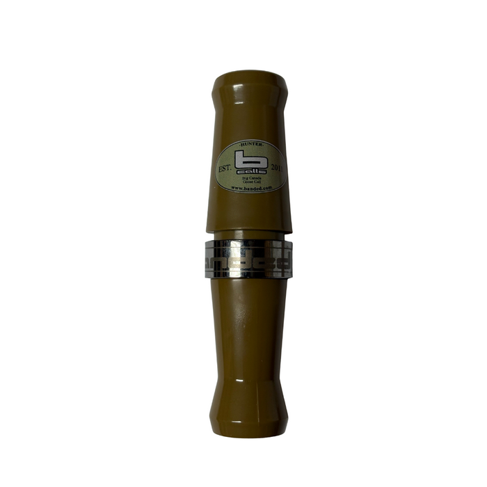 Banded Hunter Series Big Canada Short Reed Goose Call – Derlin, Large Frame, Realistic Honker Sounds