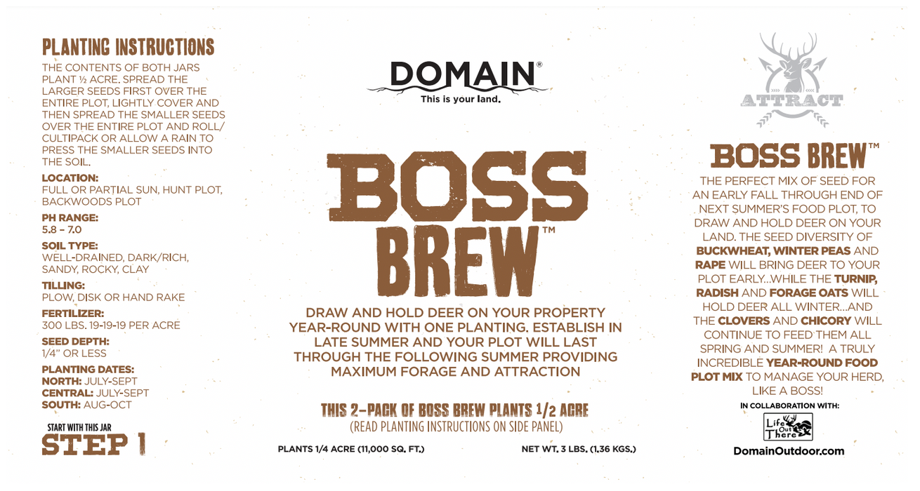 Boss Brew™ Food Plot Seed