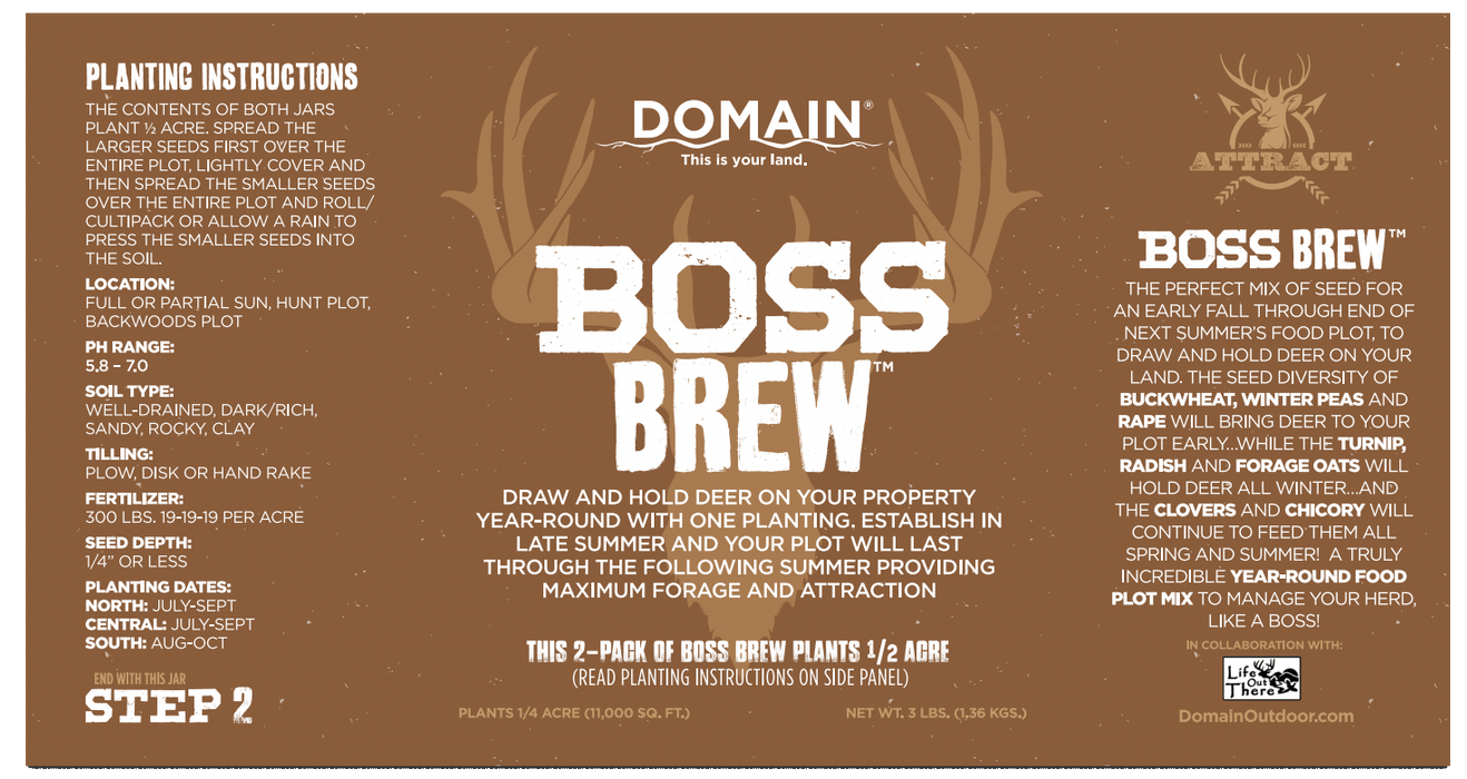Boss Brew™ Food Plot Seed