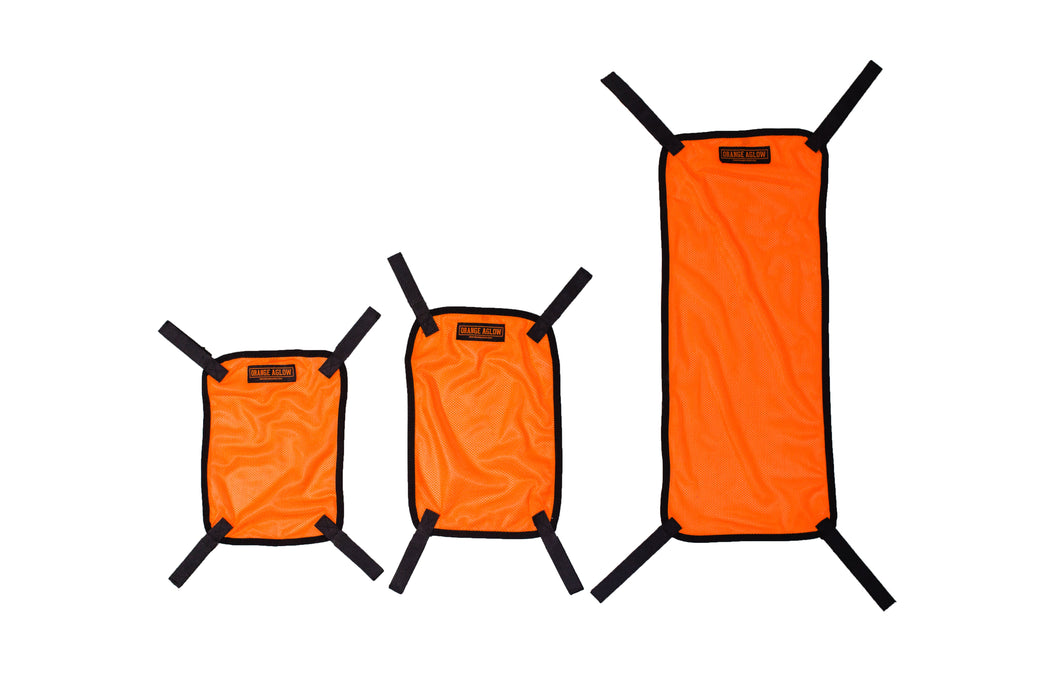 Orange Aglow Safety Panel | Blaze Orange Backpack Visibility Panel