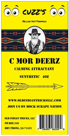 CUZZ’S C MOR DEERZ Deer Scent – See More Deer Premium Whitetail Attractant for Hunting