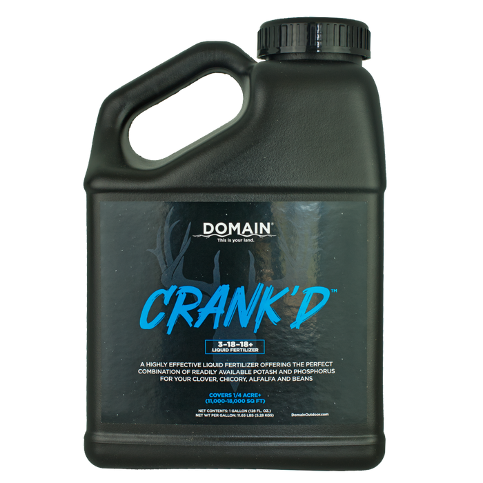Crank'd™ 3-18-18+ Food Plot Liquid