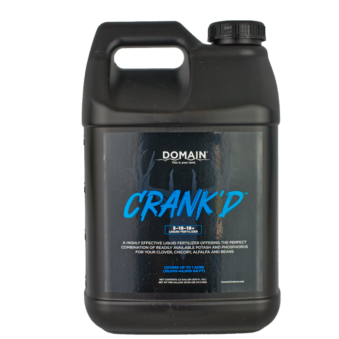 Crank'd™ 3-18-18+ Food Plot Liquid