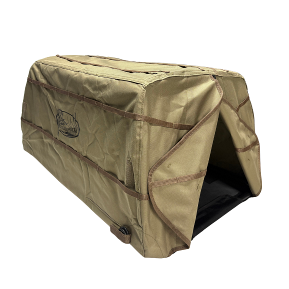 HuntEmUp Dog Blind - Champion Field and Marsh Dog Hide Hunting Solution