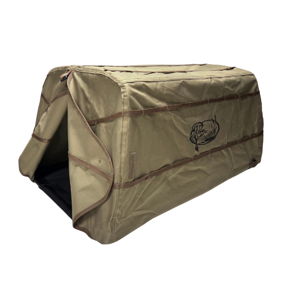 HuntEmUp Dog Blind - Champion Field and Marsh Dog Hide Hunting Solution