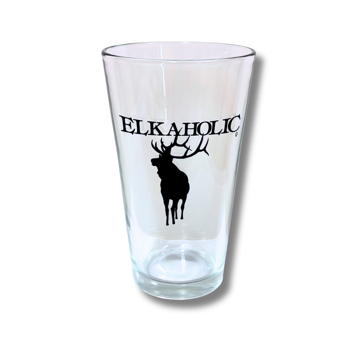 Elkaholic Pint Glass