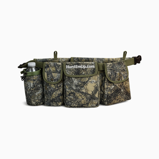 huntemup dove belt with game carrier, shell pouch, and water bottle pocket