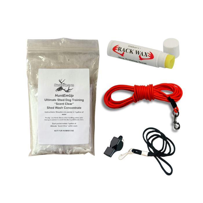 HuntEmUp Ultimate Shed Dog Training Bundle
