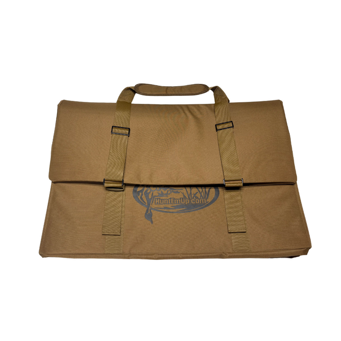 HuntEmUp Pro-Flock Flocked Canada Flock-Stopper Goose Silhouette Decoys (24-Pack) with HuntEmUp Silhouette Decoy Bag