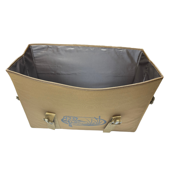 HuntEmUp Pro-Flock Flocked Canada Flock-Stopper Goose Silhouette Decoys (24-Pack) with HuntEmUp Silhouette Decoy Bag