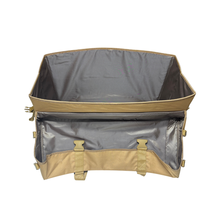 HuntEmUp Pro-Flock Flocked Canada Flock-Stopper Goose Silhouette Decoys (24-Pack) with HuntEmUp Silhouette Decoy Bag