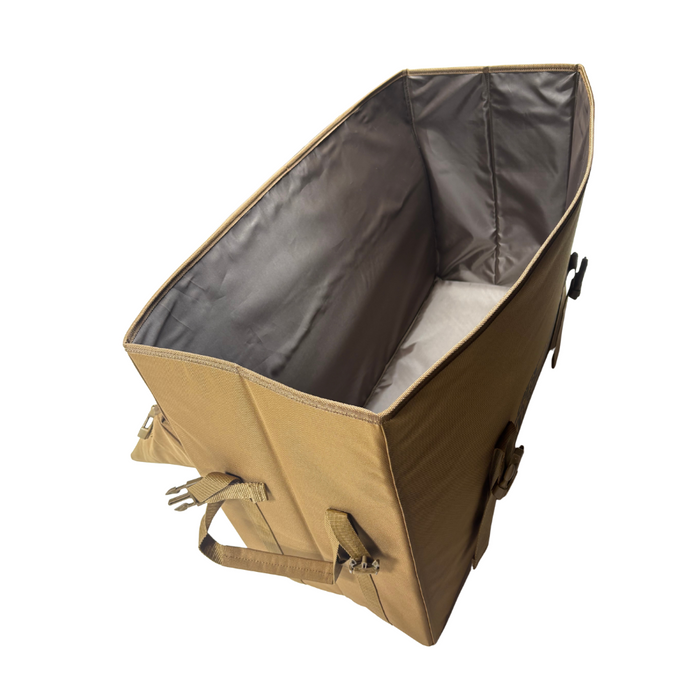 HuntEmUp Pro-Flock Flocked Canada Flock-Stopper Goose Silhouette Decoys (24-Pack) with HuntEmUp Silhouette Decoy Bag