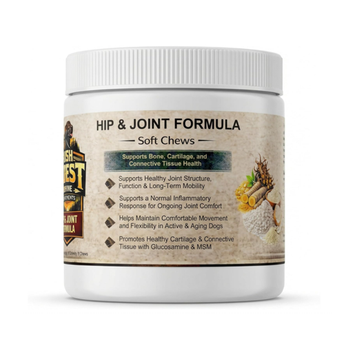 HQC hip and joint formula label features