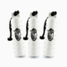 HEU Large 3inch white training bumper with valve and throw rope. 3 pack for retriever training