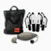 HuntEmUp Black and white flasher 6pk bumpers with dove dummy and mesh bag. Available in 2inch and 3inch.