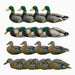 HuntEmUp Duck Silhouettes 12 pack with 4 poses, 2 mallard designs, 2 hen designs 