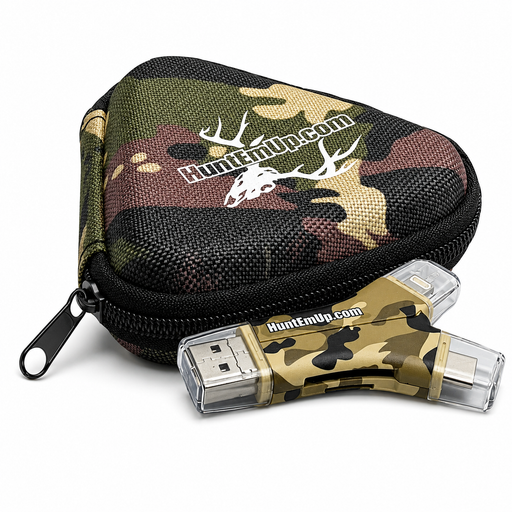 HuntEmUp High-Speed card reader with protective case