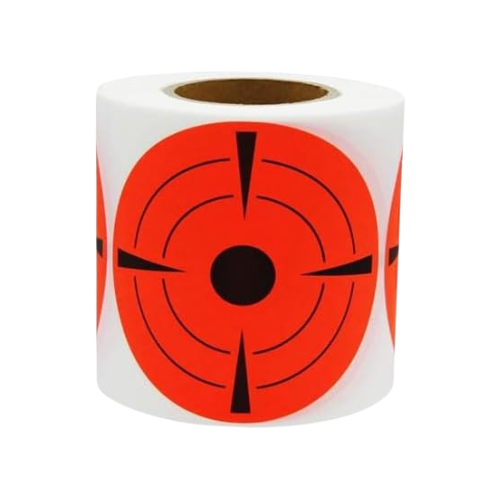 3" Round Adhesive Target Stickers