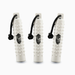 HuntEmUp White 2inch valved bumper 3pack bundle with throw rope. Knobby texture for retriever training
