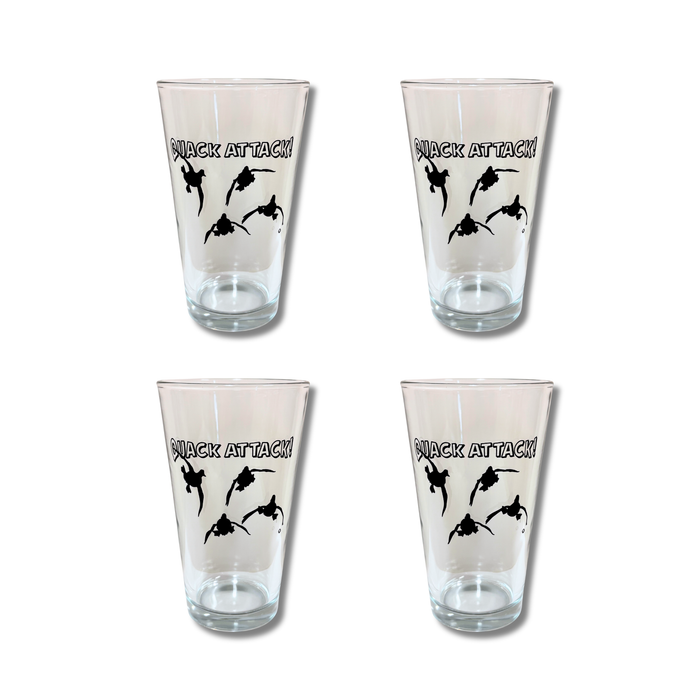 Quack Attack Pint Glass