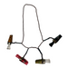 huntemup ultimate quad loop game call lanyard with 4 waterfowl duck calls