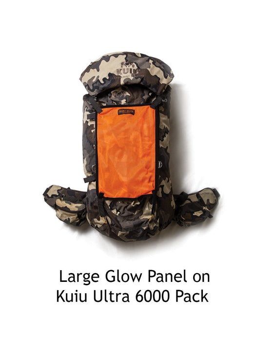 Orange Aglow Safety Panel | Blaze Orange Backpack Visibility Panel