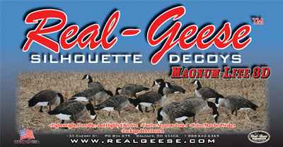 Real-Geese Magnum - Lite 3D Canada Goose Decoys -Silhouette Goose Decoys