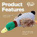 Mallard Duck Dog Toy