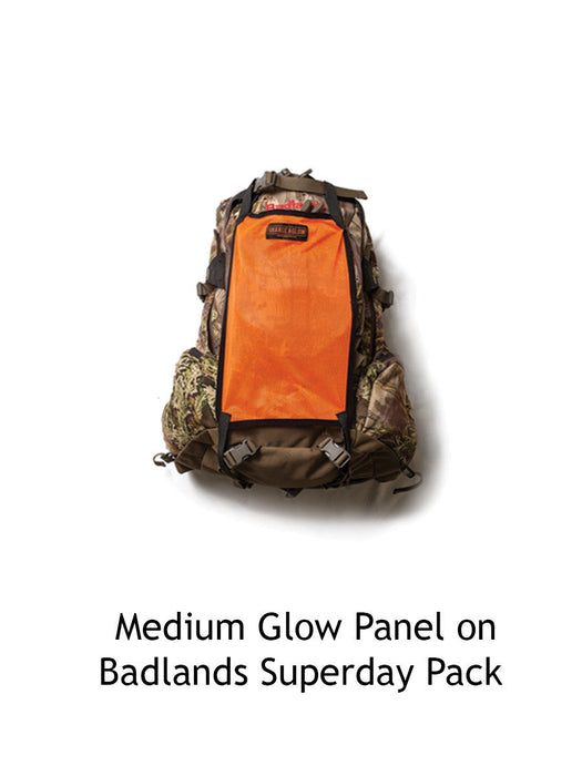 Orange Aglow Safety Panel | Blaze Orange Backpack Visibility Panel