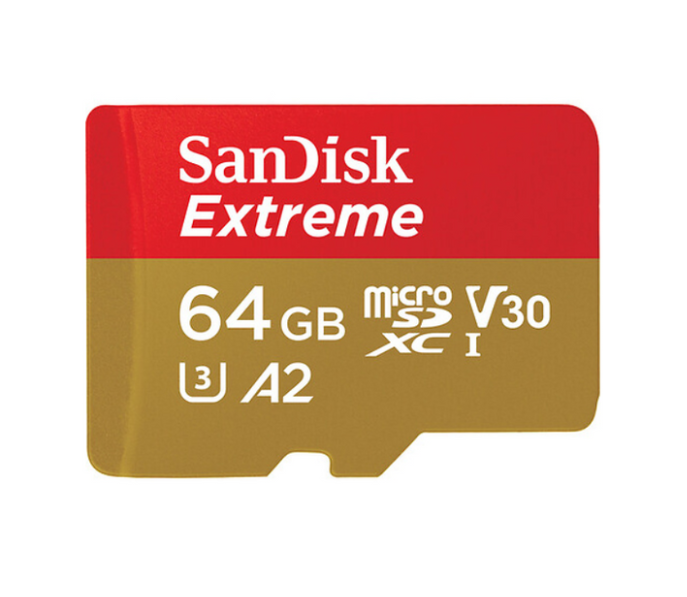 64GB Extreme PRO MicroSDXC Card - High-Speed UHS-I Memory Storage with Adapter