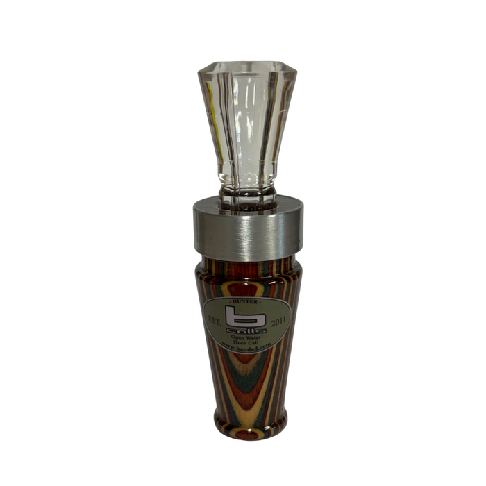 Banded Hunter Series Open Water Double Reed Duck Call – Durable Dymondwood Barrel, Arkansas-Style Design