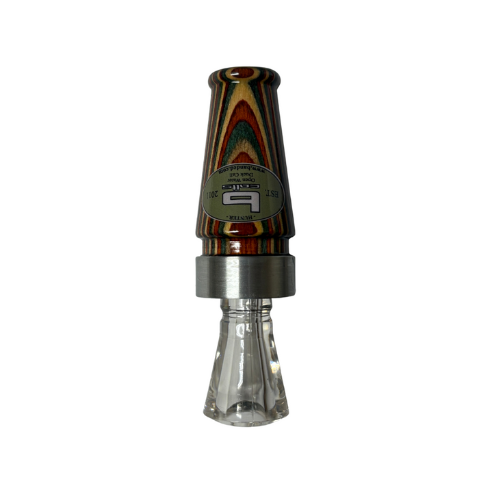Banded Hunter Series Open Water Double Reed Duck Call – Durable Dymondwood Barrel, Arkansas-Style Design