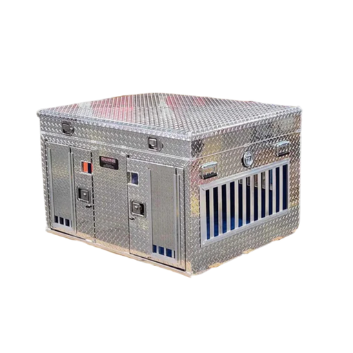 Owens Dog box 55109 double compartment with top storage. Animal Control Box