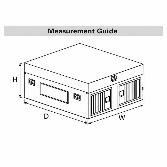 Size guide for owens dog box
